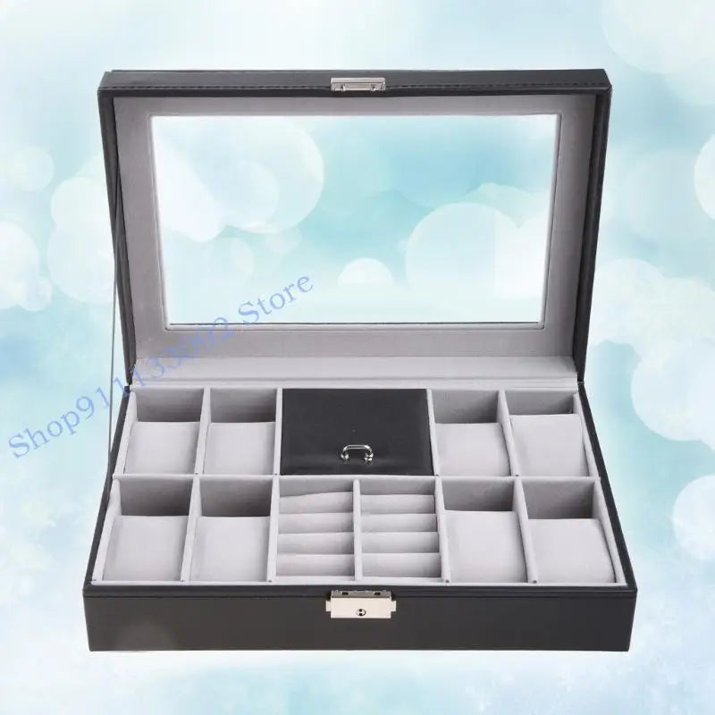 H9ED Watch Gift Box Wristwatch Watch Storage for Case For Men Watch Box Jewelry Box