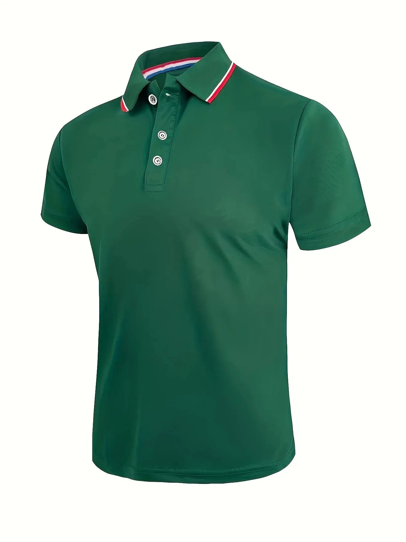2024 Solid Color Polo Shirt Men's Business Polo Collar Half sleeved Top 2024 Summer Casual Short sleeved T-shirt for Men an