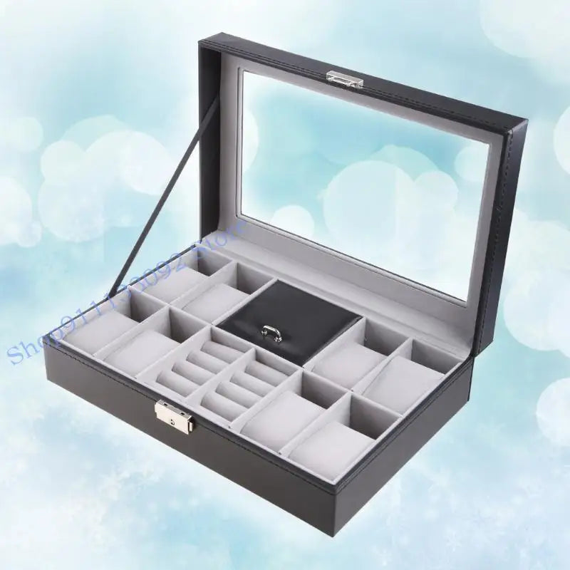 H9ED Watch Gift Box Wristwatch Watch Storage for Case For Men Watch Box Jewelry Box