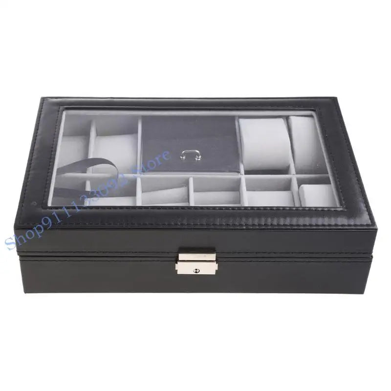H9ED Watch Gift Box Wristwatch Watch Storage for Case For Men Watch Box Jewelry Box