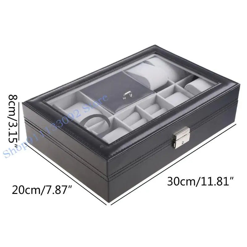 H9ED Watch Gift Box Wristwatch Watch Storage for Case For Men Watch Box Jewelry Box